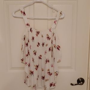 cold shoulder butterfly sleeve dress